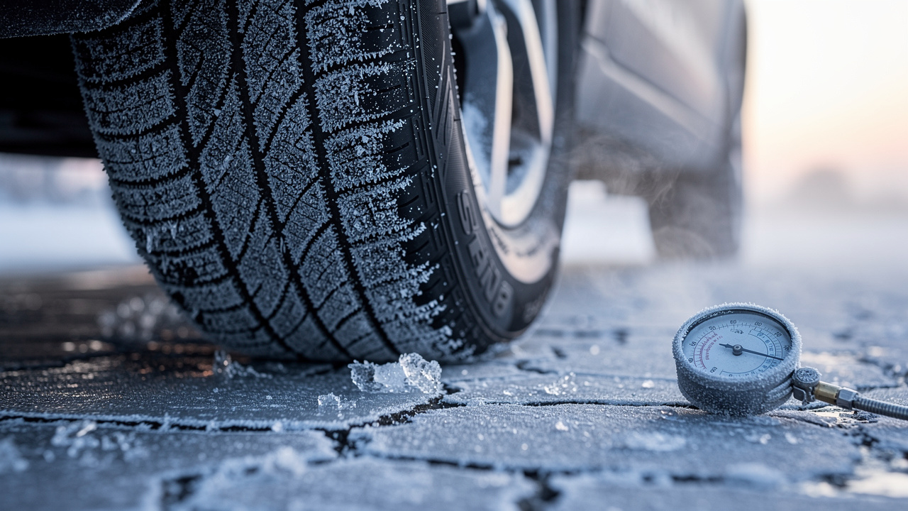 Ciśnienie w oponach a mróz: jak je ustawić zimą